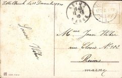 VINTAGE POSTCARD Fantasy Flowers