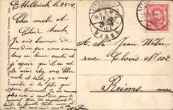 VINTAGE POSTCARD Fantasy Woman