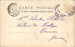 VINTAGE POSTCARD Fantasy Woman In love