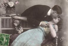 VINTAGE POSTCARD Fantasy Woman