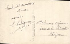 VINTAGE POSTCARD Fantasy Children Ski