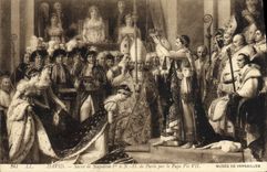 CPA David Sacre de Napoleon 1er a ND de Paris par le Pape Pie VII Musee de Versailles