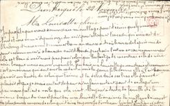 VINTAGE POSTCARD Fantasy Woman the kiss