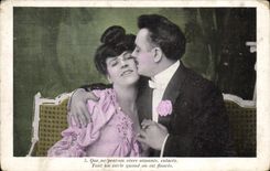 VINTAGE POSTCARD Fantasy Woman