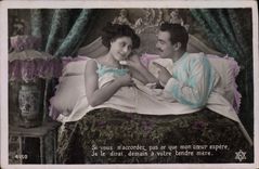 VINTAGE POSTCARD Fantasy Woman