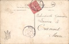 VINTAGE POSTCARD Fantasy Man