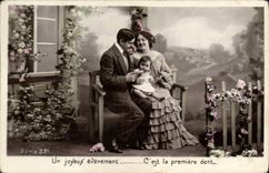 VINTAGE POSTCARD Fantasy Child wife Baby