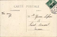 VINTAGE POSTCARD Fantasy Man