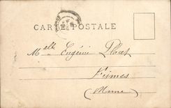 CPA Fantaisie Femme La lune