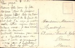 Flores de la fantasía de la POSTAL de la VENDIMIA