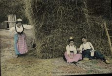 CPA Folklore La jalousie est le serpent de l'amour