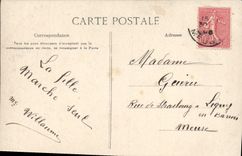 CPA Folklore La jalousie est le serpent de l'amour