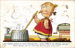 CPA Fantaisie Enfant Tempest