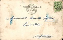 CPA Fantaisie Femme Tu me chatouilles Joseph 