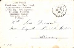 La fantasía de la POSTAL de la VENDIMIA florece mariposas