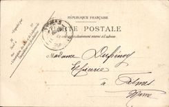 CPA Fantaisie Femme Griserie 