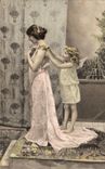 VINTAGE POSTCARD Fantasy Child wife