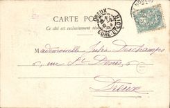 VINTAGE POSTCARD Fantasy Woman gaining It of the first prize Lottery