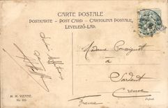 VINTAGE POSTCARD Fantasy Child wife