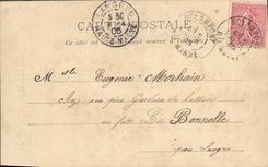 CPA Fantaisie Femme L'oeil d'une mere Enfants