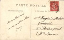 VINTAGE POSTCARD Fantasy Woman