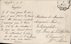 VINTAGE POSTCARD Fantaisie Woman Horseshoe