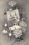 CPA Fantaisie Fleurs Nancy
