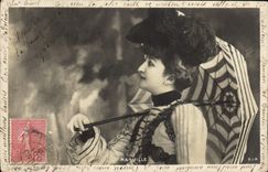 CPA Fantaisie Femme Marville 