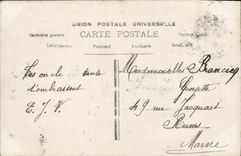 CPA Fantaisie Enfant Oiseau Moulin a vent