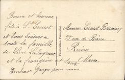 Flores de la fantasía de la POSTAL de la VENDIMIA