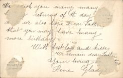 Flores de la fantasía de la POSTAL de la VENDIMIA