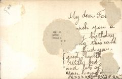 Flores de la fantasía de la POSTAL de la VENDIMIA