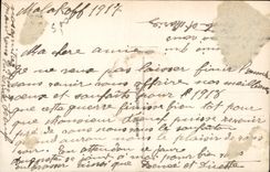 Flores de la fantasía de la POSTAL de la VENDIMIA