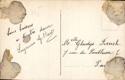 VINTAGE POSTCARD Fantasy Woman