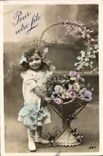 VINTAGE POSTCARD Fantasy Child