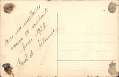 Flores de la fantasía de la POSTAL de la VENDIMIA