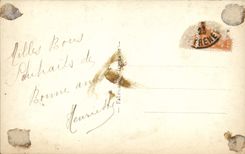 VINTAGE POSTCARD Fantasy Woman Happy New Year