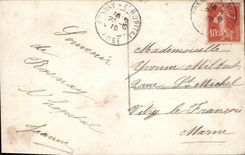 CPA Fantaisie Femme Plume 