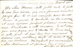 CPA Fantaisie Fleurs (tissu)