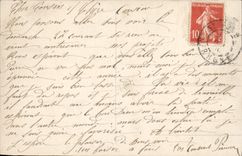 CPA Fantaisie Enfant Corne d'abondance 