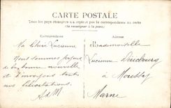 Mujer de la fantasía de la POSTAL de la VENDIMIA