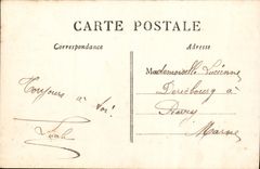 CPA Fantaisie Femme Le baiser d'amour