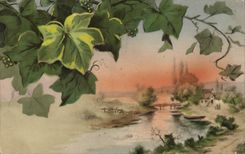 Fantasía de la POSTAL de la VENDIMIA