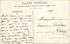 Mujer de la fantasía de la POSTAL de la VENDIMIA