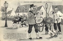 CPA Fantaisie Legende de Saint Saulge Les reverberes 