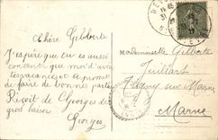 CPA Fantaisie Legende de Saint Saulge Les reverberes 