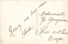 Mujer de la fantasía de la POSTAL de la VENDIMIA