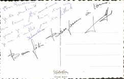 Flores de la fantasía de la POSTAL de la VENDIMIA