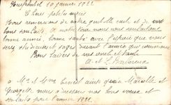 Flores de la fantasía de la POSTAL de la VENDIMIA