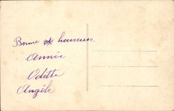 Flores de Santons de la fantasía de la POSTAL de la VENDIMIA